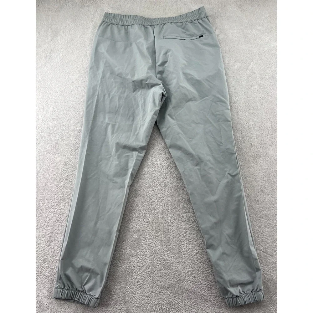 Banana Republic Jogger Mens 34 Performance  Pants Light Grey Slim Fit